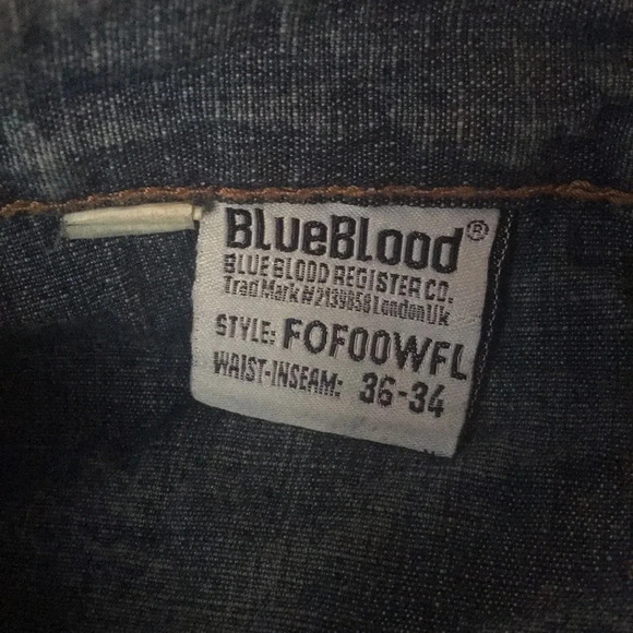 NWT BlueBlood Brand FOF00WFL DeepCutWornForLife - Picture 8 of 8